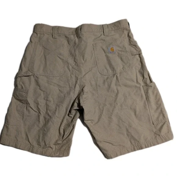 Carhartt B147 Tan Carpenter Work Shorts Mens 38 Original Fit Utility Canvas - Picture 2 of 9